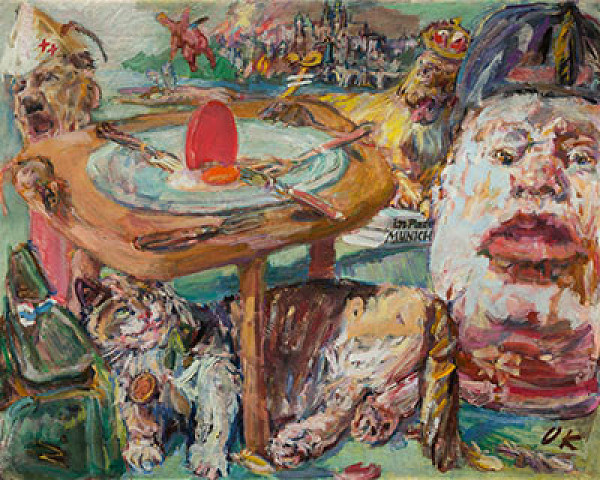 Oskar Kokoschka - The Red Egg 