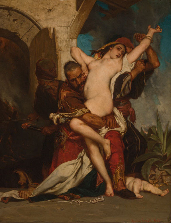 Jaroslav Čermák - Kidnapping of a Montenegrin Woman, replica 