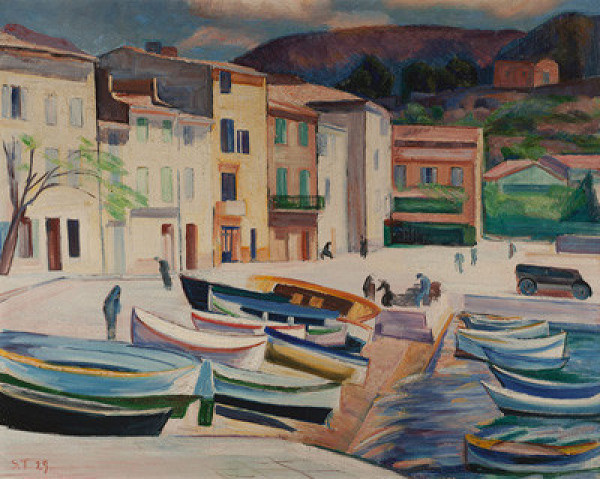 Sláva Tonderová-Zátková - Boats in Cassis 