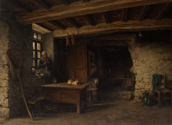 Hippolyt Soběslav Pinkas - A Fisherman’s Cottage 