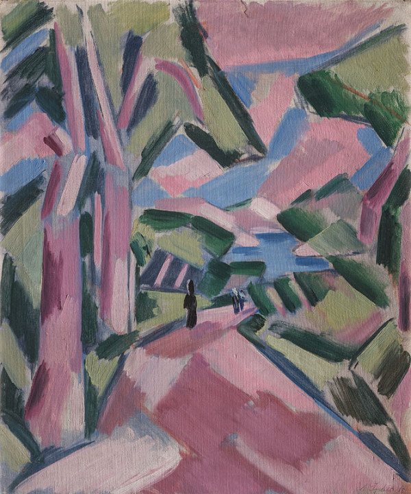 Václav Špála - A Road on Lopud 