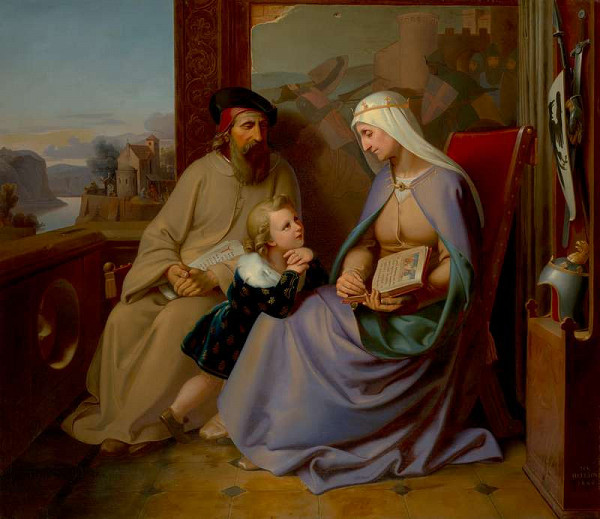 Josef Hellich - St. Wenceslas Receives His Education in Tetín 