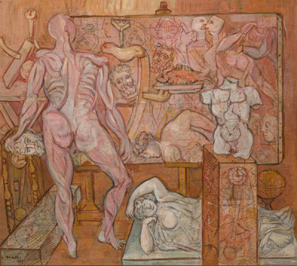 Andrej Nemeš - Room with Ancient Statues 