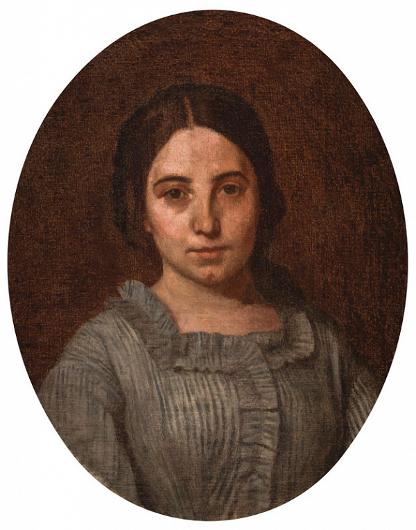 Hippolyt Soběslav Pinkas - Portrait of Adrienne Pinkas 