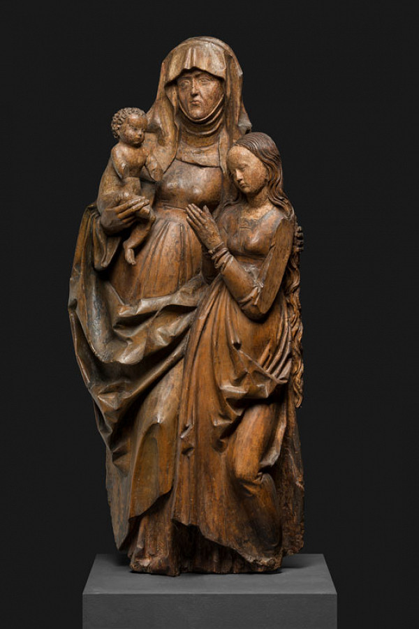 Master of the Týnice Annunciation - St Anne with the Virgin Mary and the Child Jesus 