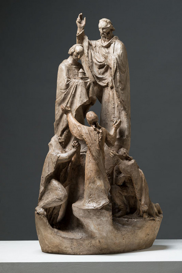 Karel Dvořák - One-third scale model of the SS Cyril and Methodius statuary for the Charles Bridge in Prague 