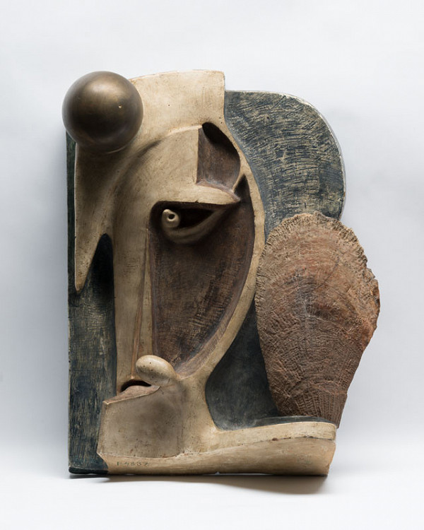 Ladislav Zívr - Head with Shell and Sphere 