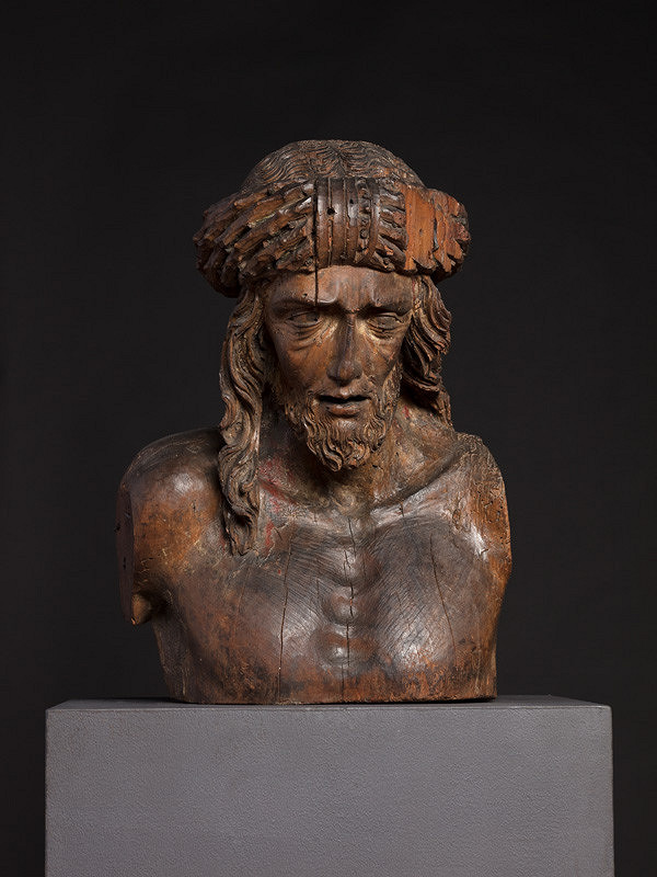 Monogramista PH - Bust of the Man of Sorrows - fragment 