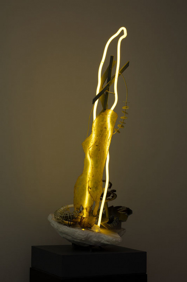 Zdeněk Pešánek - Model of a sculpture for the decoration of the main entrance to the City of Prague Electric Works building 