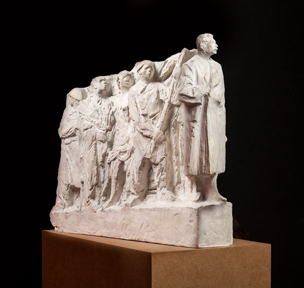 Otakar Švec - Model of the final version of the design of the Monument to J. V. Stalin 