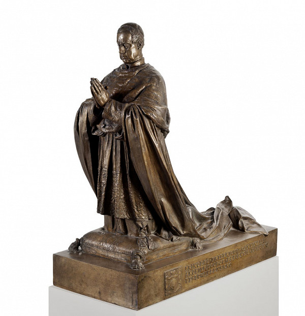 Josef Václav Myslbek - Cardinal Friedrich Prince Schwarzenberg, draft of the monument for St. Vitus Cathedral at Hradčany 