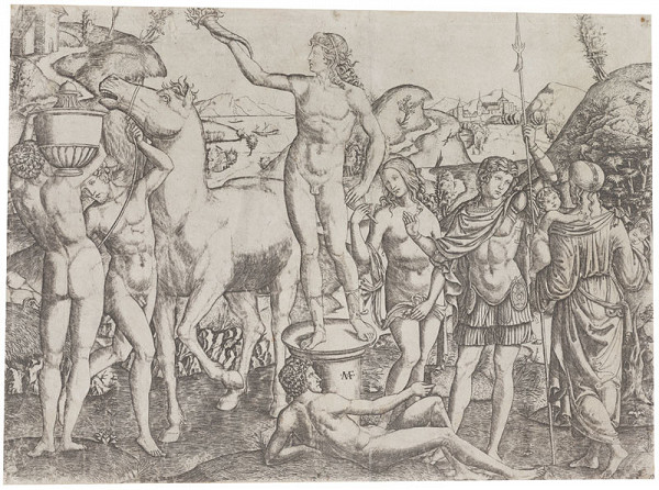Marcantonio Raimondi - engraver - Allegorical Scene 