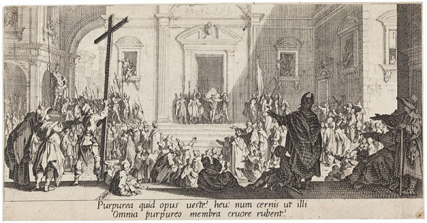 Jacques Callot - engraver - Ecce Homo - from the cycle The Large Passion 