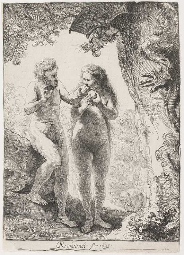 Rembrandt Harmenszoon van Rijn - Adam and Eve 