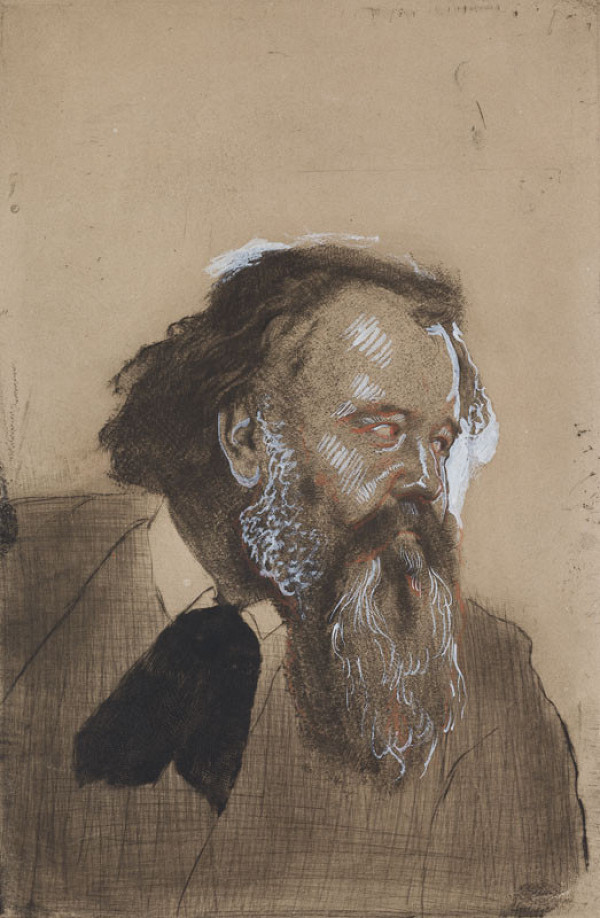 Emil Orlik - Writer Hermann Bahr 