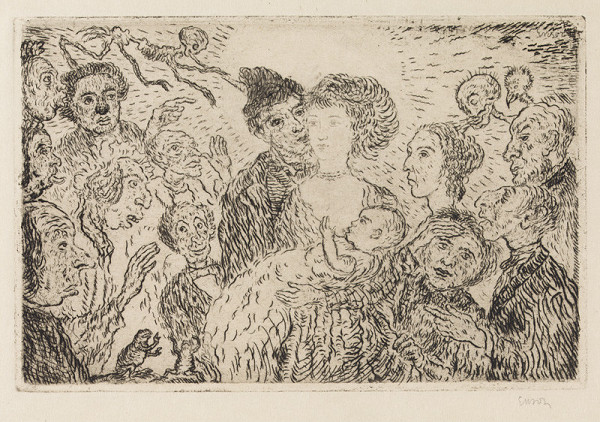 James Ensor - Envy from the cycle The Deadly Sins 