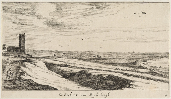 Roelant Roghman - The Seaside near Muiderberg, from the Pleasant Landscapes series 