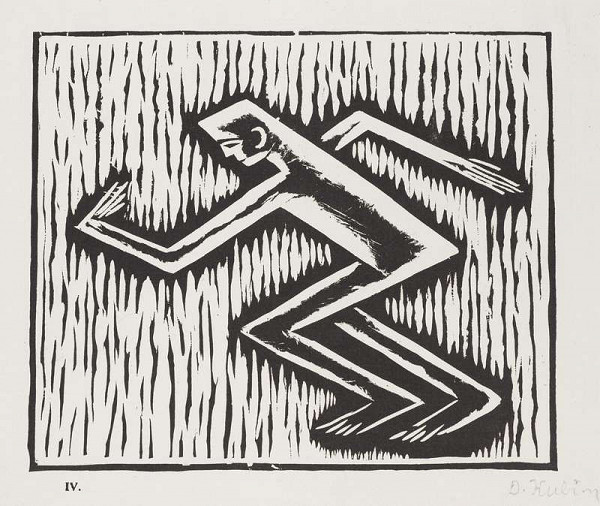 Otakar Kubín - La Misère Humaine. Album of Six Woodcuts 