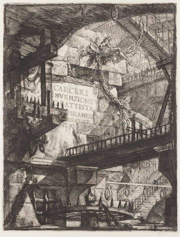 Giovanni Battista Piranesi - engraver - Title page, Carceri 