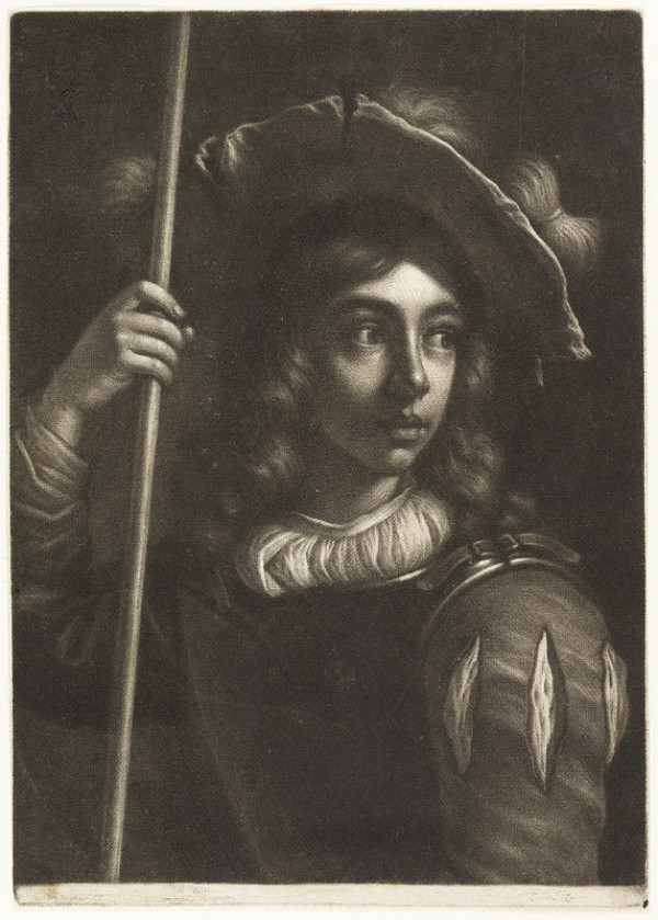 Wallerant Vaillant - engraver - Standard Bearer 