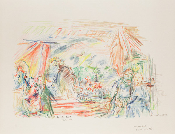 Oskar Kokoschka - The Emperor’s Throne Room, from the cycle Comenius 