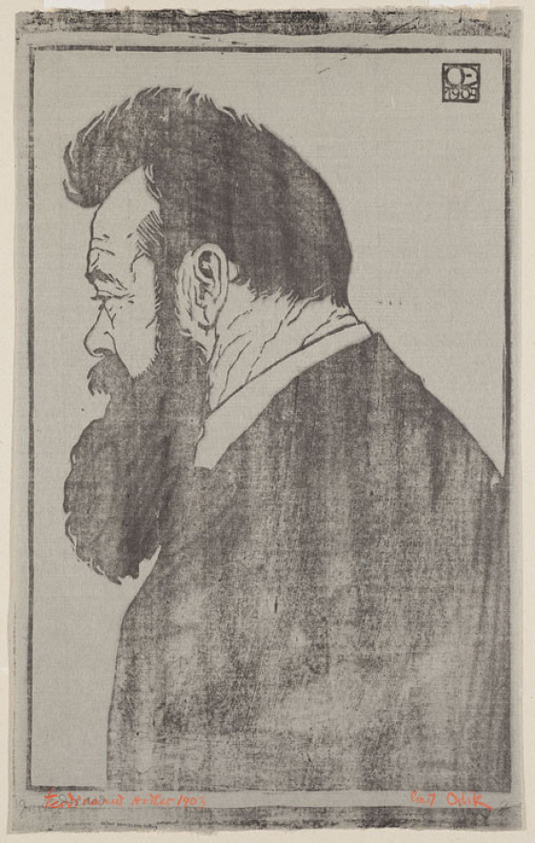 Emil Orlik - Painter Ferdinand Hodler 