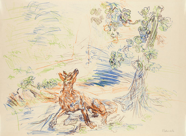 Oskar Kokoschka - The Fox and the Sour Grapes 