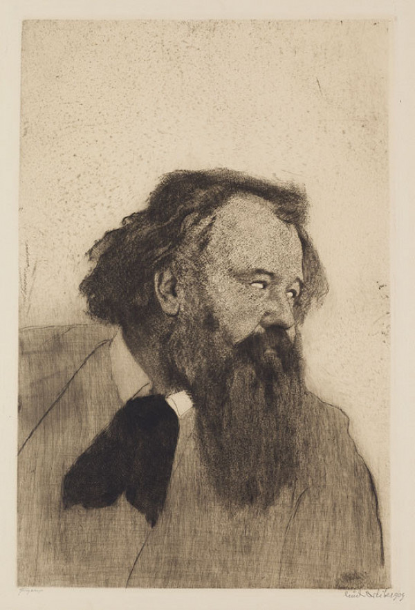 Emil Orlik - Writer Hermann Bahr 