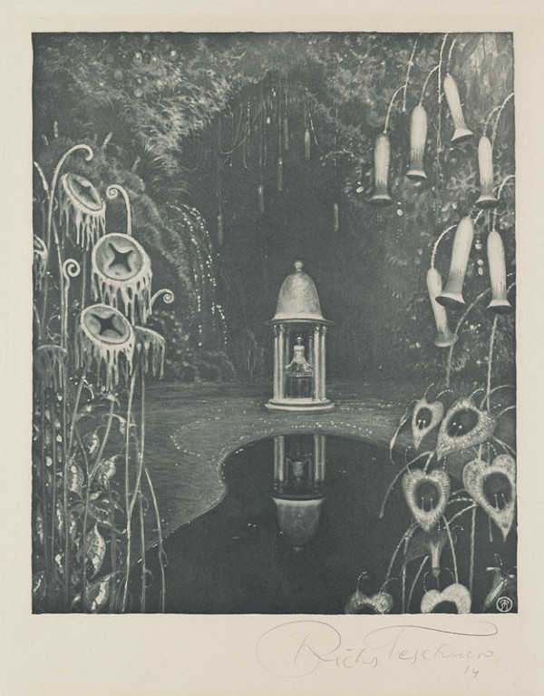 Richard Teschner - Contra C., from the Album of Eight Original Etchings 