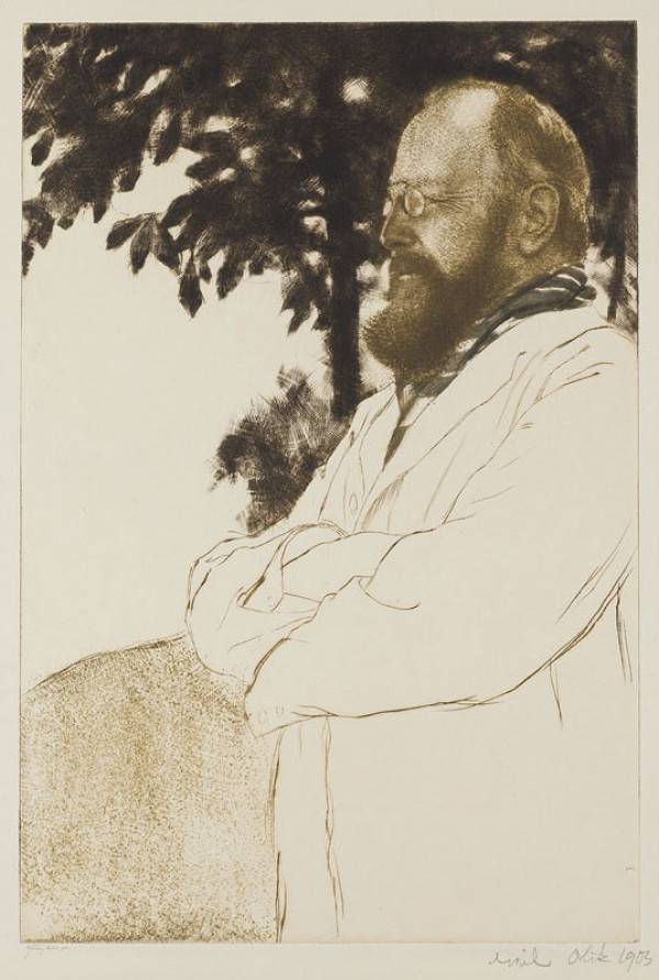 Emil Orlik - Painter Leopold von Kalckreuth 