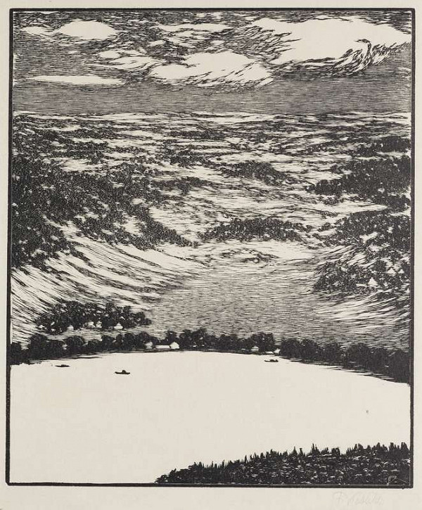 František Kobliha - Series of ten illustrations to Mácha’s „May“ 