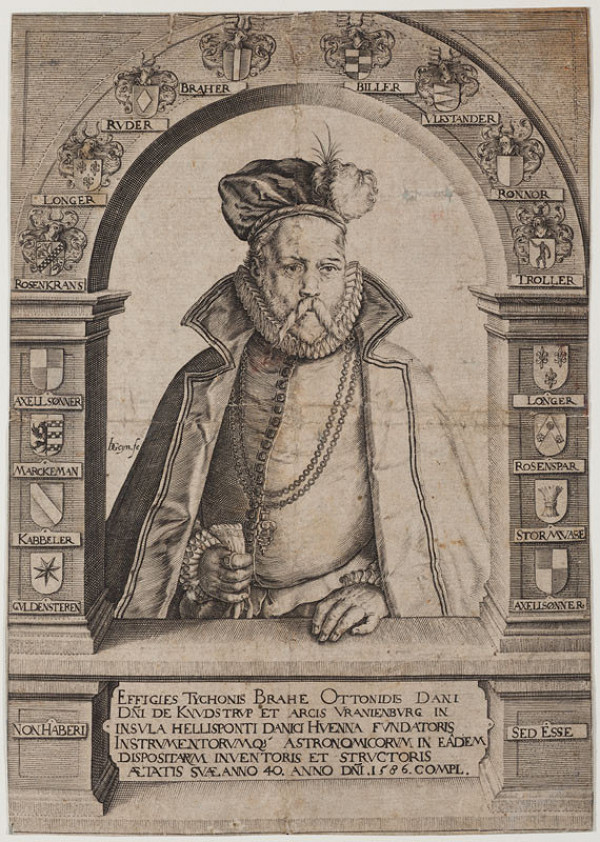 Jacques de Gheyn II. - engraver - Portrait of Tycho Brahe 