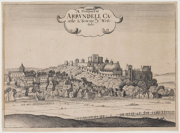 Wenceslaus Hollar - Arundel Castle 