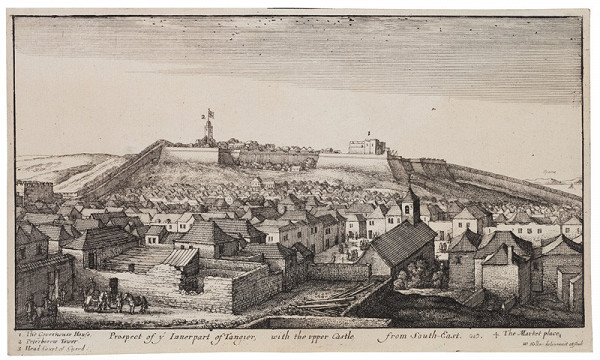 Wenceslaus Hollar - engraver - Prospect of the Inner Part of Tangier from the cycle Various Views of Tangier 