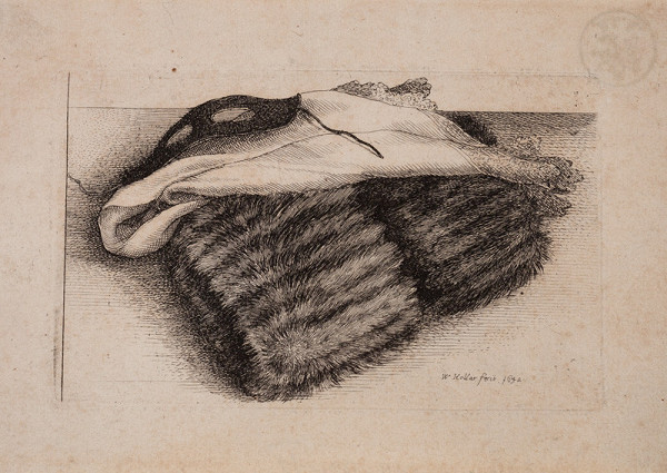 Václav Hollar - engraver - Still Life with Muffs, a Scarf and Mask 