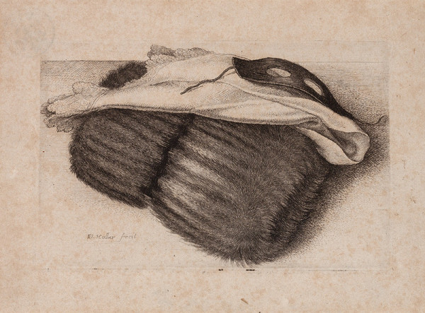 Václav Hollar - engraver - Still Life with Muffs, a Scarf and Mask 
