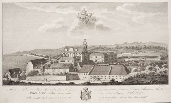 Jan Berka - engraver, Antonín Pucherna - inventor - The Břevnov Monastery 