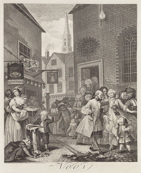 William Hogarth - engraver - Noon 
