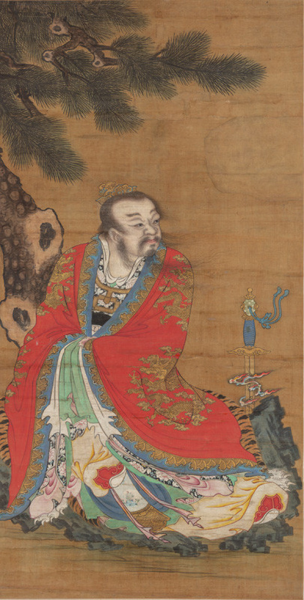 Anonymous artist - Immortal Lü Dongbin with Sword 
