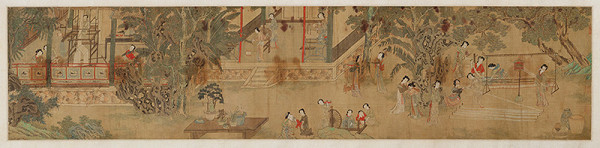 Anonymous, attributed to Qiu Ying - Su Ruolan Weaving a Love-Poem 