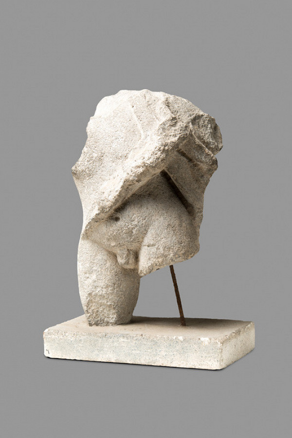 Anonymous (Syria) - Standing Boy (Torchbearer), fragment 