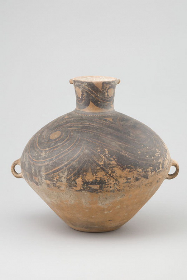 Anonymous - „Hu“ storage jar with motives of spirals 