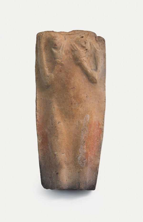Anonymous (Syria) - Woman Holding Her Breasts, plaque fragment 