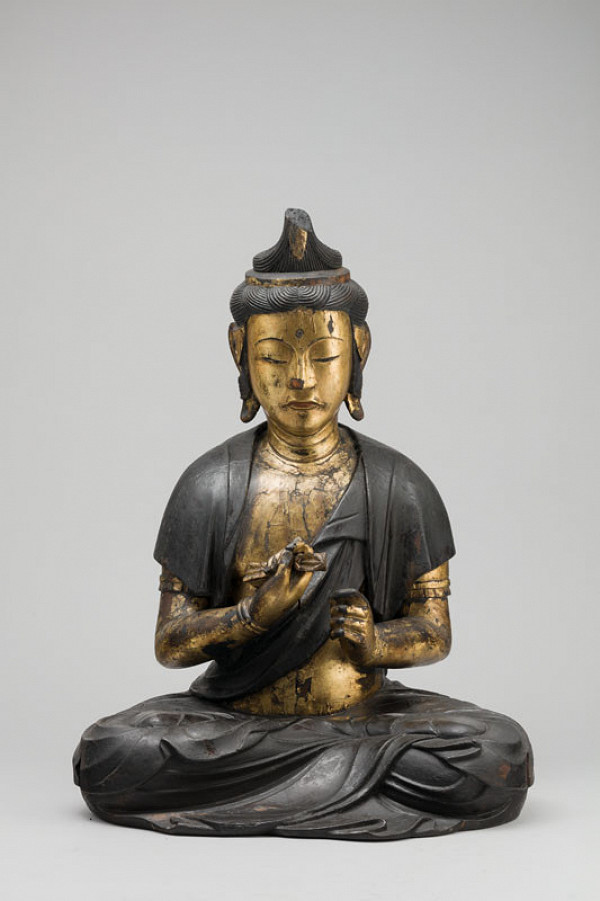 Anonymous artist - Seated Kongōsatta holding a vajra 