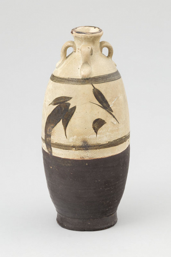 Anonymous - Vase with motif of bamboo leaves 