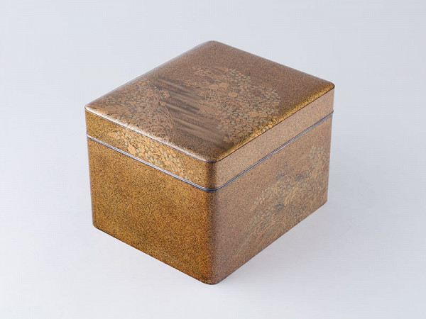 Anonymous artist - Box for personal accessories with autumn plants motif – tebako 