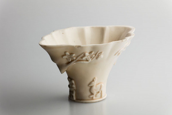 unknown - Cup shaped as rhinoceros horn 