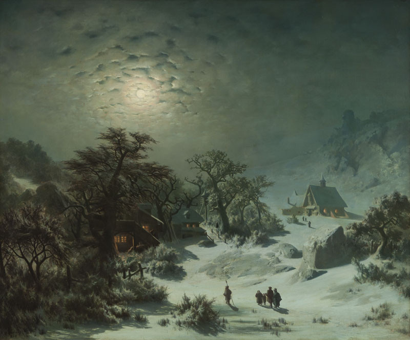 Adolf Kosárek - Winter Night