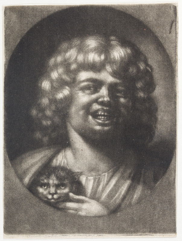 Wallerant Vaillant - engraver - Boy with Cat