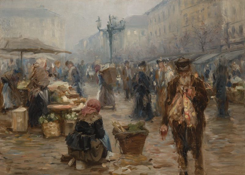 Vojtěch Bartoněk - From the Marketplace in Prague, study